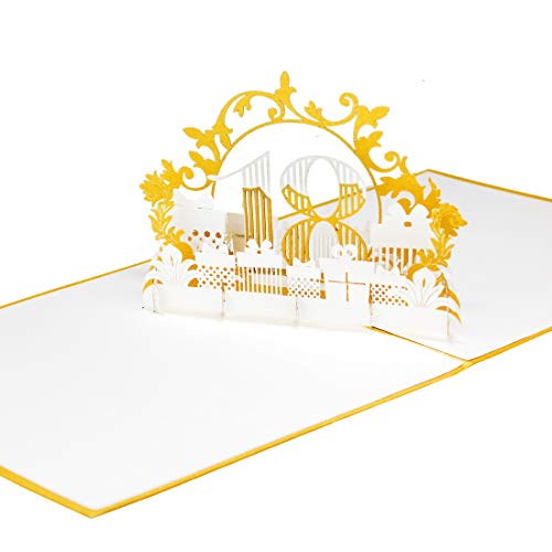 'Pop tarjeta de Up"18 – Puede tarjeta de cumpleaños en oro – Tarjeta de felicitación para 18º cumpleaños como regalo cupones, regalo del paquete & Dinero regalo