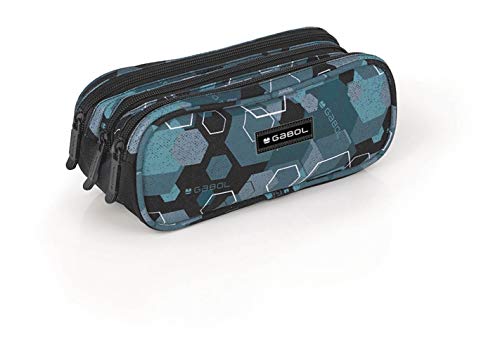 Portatodo Cuadrado Triple Hexon Gabol