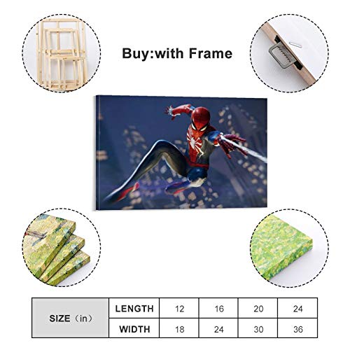 Póster de Dragon Vines Spider-Man Era Super Powers para pared, decoración para dormitorios y habitaciones de niños, 50 x 75 cm