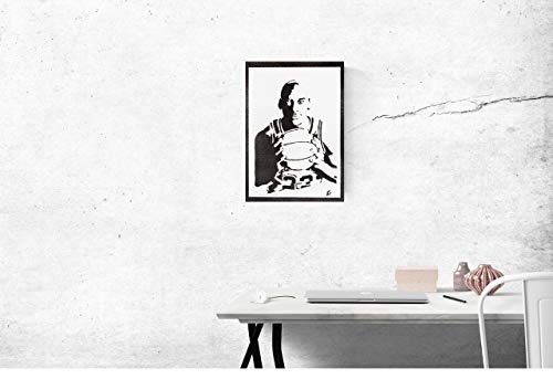 Poster Michael Jordan Grafiti Hecho a Mano - Handmade Street Art - Artwork