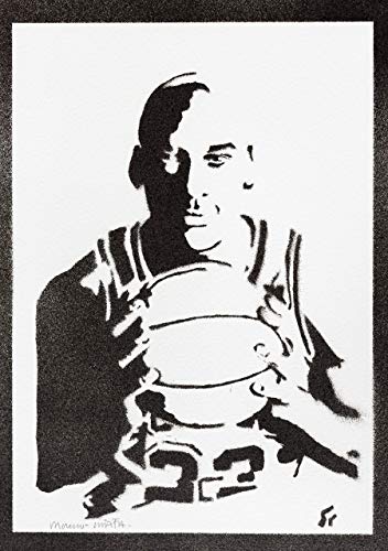 Poster Michael Jordan Grafiti Hecho a Mano - Handmade Street Art - Artwork