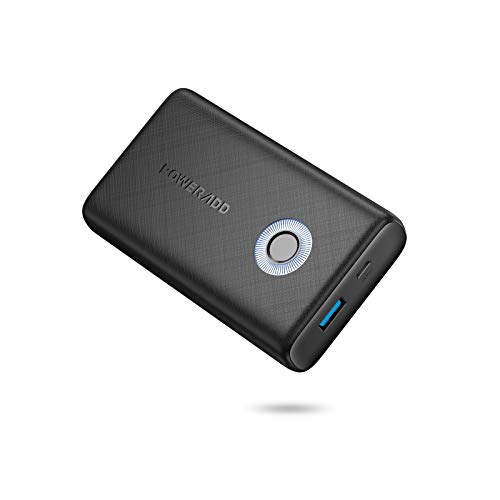 POWERADD Batería Externa 10000mAh Power Bank 18W Cargador Portatil Ultra Compacto Batería Portátil Carga Rapida QC 3.0 para Xiaomi, Samsung, Huawei, iPhone, Airpods, Tablets y Más Dispositivos