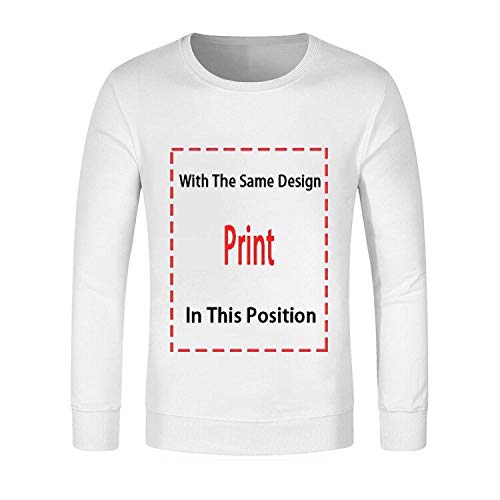 Pqnlub Sweat À Capuche Homme Gros Garçons Le Hip Hop Blanc Taille S À 3XL Femmes Streetwear-Hommes-Blanc_XS