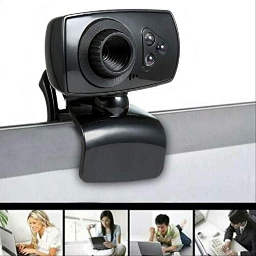 PRDECE HD Webcam 480 p 50mp USB Web Cam Mini ordenador PC Webcamera con micrófono transmisión en vivo video llamadas conferencia trabajo