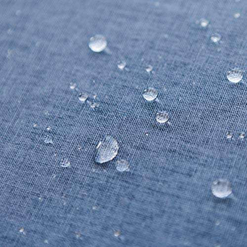 pridesong de Color sólido Rectangular Mantel Impermeable Lino café Restaurante algodón Lino Mantel Impermeable Azul 39 * 63 Pulgadas