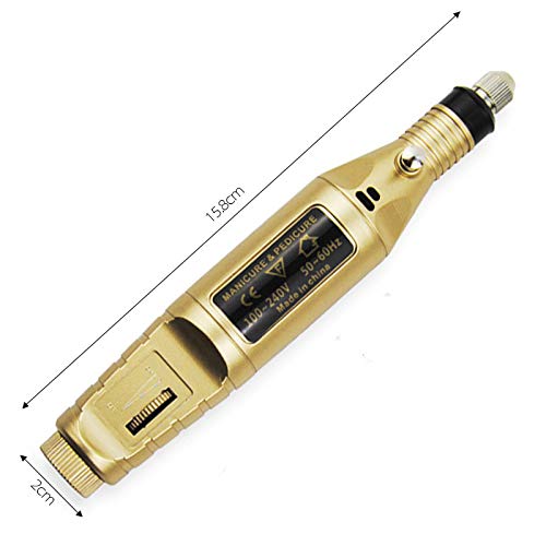 Profesional Nail Art Machine Profesional Manicura Máquina Eléctrica Taladro De Uñas Brocas Conjunto De Molino Cortador De Uñas Arte De Lijado Gel Pulido Remover Cortador De Cerámica