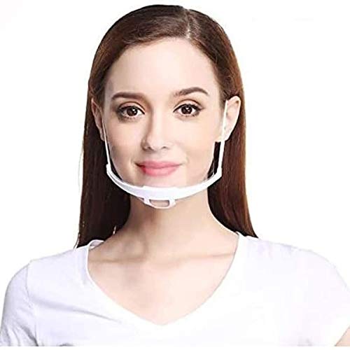 Profesional Transparente Máscara De Cobertura Sanitaria For El Restaurante, Tatuaje, Maquillaje Permanente, Servicio De Comidas, Franquicia De Restaurantes, Alimentos Demostrador, Piel Belleza Cuidado