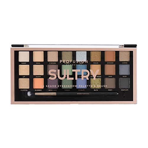 Profusion Cosmetics - Artistry Profesional Paleta de Sombras de Ojos, Sultry