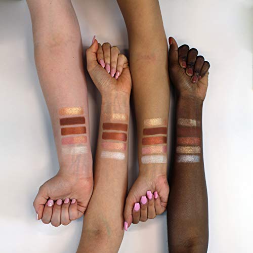 Profusion Cosmetics - Paleta de ojos y mejillas de 15 colores, Rose Gold Look