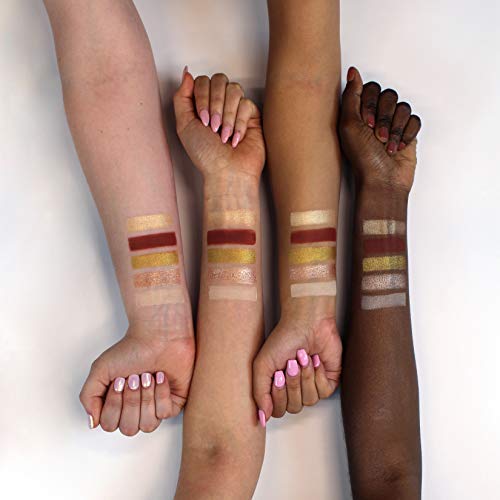 Profusion Cosmetics - Paleta de ojos y mejillas de 15 colores, Rose Gold Look