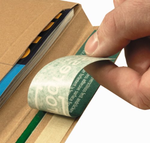 progressPACK V04.03 - Sobre de envío, (DIN A4, 235 x 308, hasta 30 mm de grosor, 25 unidades, cartón), color marrón