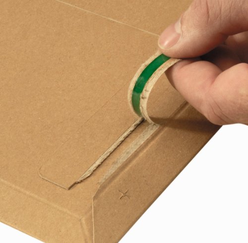 progressPACK V04.03 - Sobre de envío, (DIN A4, 235 x 308, hasta 30 mm de grosor, 25 unidades, cartón), color marrón