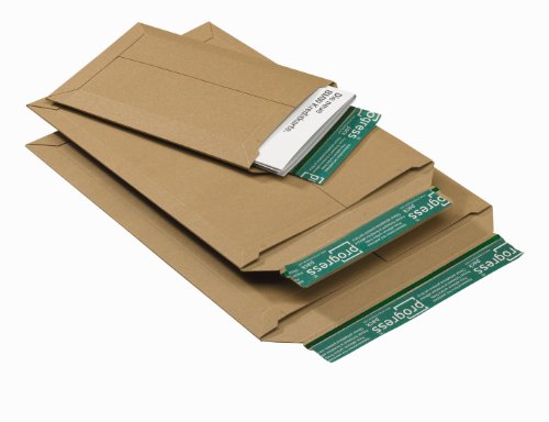 progressPACK V04.03 - Sobre de envío, (DIN A4, 235 x 308, hasta 30 mm de grosor, 25 unidades, cartón), color marrón