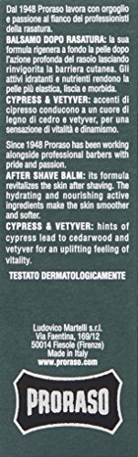 Proraso After Shave Bálsamo con Aceites de Ciprés Y Vetiver Para Después del Afeitado - 100 Ml (400782)