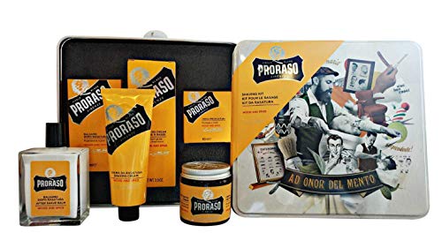proraso – Vintage Shaving kit Wood and Spice Set afeitado barba