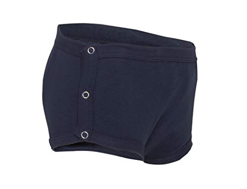 P&S Healthcare 's - Pantalón de entrenamiento para niños, diseño desplegable, color azul marino o estampado (estampado de estrellas, Lagre (7 a 8 años)