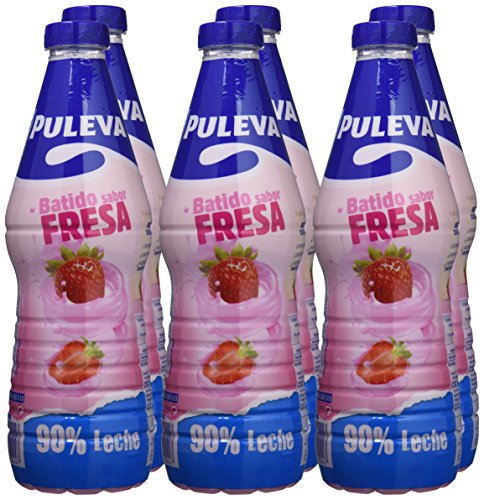Puleva Batido Fresa - Paquete de 6 x 1000 ml - Total: 6000 ml