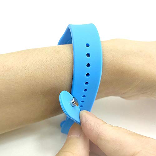 Pulsera Dispensadora De Desinfectante De Manos Portátil, Desinfectantes De Jabón De Silicona Ajustables Con Estilo, Pulsera Dispensadora De Líquidos A Prueba De Agua, Recarga De Gel De Lavado Manos