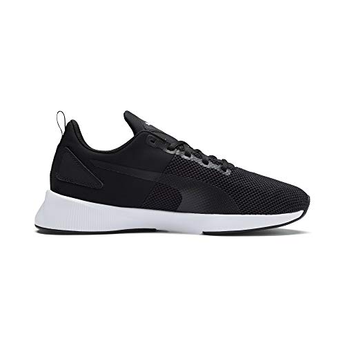 PUMA Flyer Runner, Zapatillas para Correr de Carretera Unisex Adulto, Negro Black Black White, 44 EU