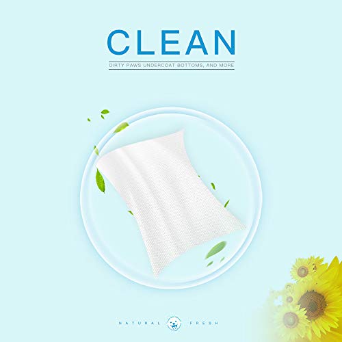 PUPMATE Toallitas de Cuidado para Mascotas, 200 Extra Húmedas y Gruesas, desodorizantes e hipoalergénicas, toallitas para Perros y Gatos