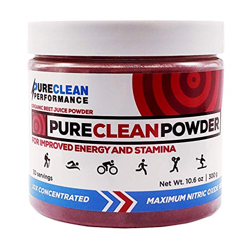 PureClean Performance Powder - 100% USA Grown Organic Beet Juice Powder (PureClean Powder Jar 300g)