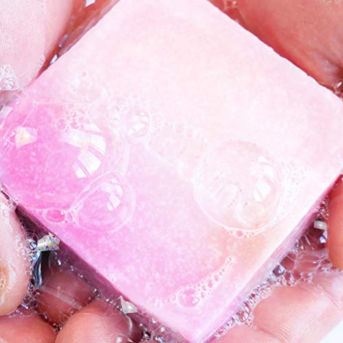 Puremetics - Jabón para el cuidado facial "Wildrose" | 100% natural, vegano y sin plástico | Jabón natural facial a mano | Jabón reafirmante para piel sensible y seca