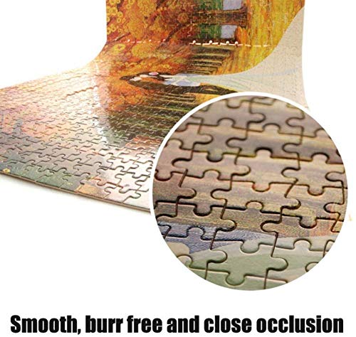 Puzzle 1000 Piezas Adecuado para Adolescentes Y Adultos Rompecabezas De Madera Decoraciones Hogar Chica Sunrise Blur Avenue Horario de verano Rubia Marina