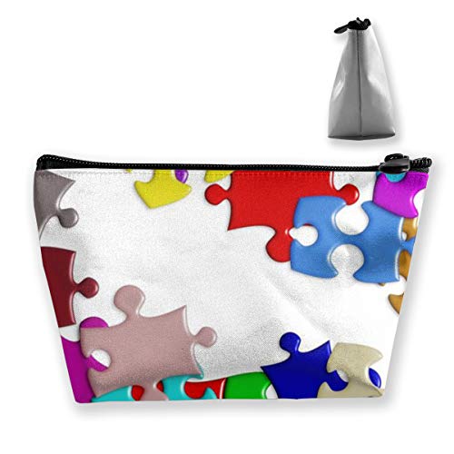 Puzzle Travel Cosmetic Case Box Portable Train Cases for Cosmetics