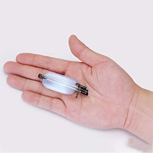 QDM Gafas de Lectura Plegables Gafas de Bloqueo de Luz Azul Elegante Diseño Plegable Sin Montura con Estuche de Espejo Portátil Gafas Anti Fatiga Ocular