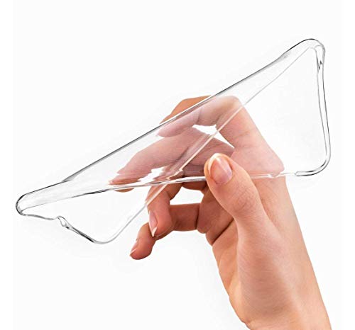 QFSM Transparente Funda + Cristal Templado para OPPO Reno 2Z (6.53"), Shell Silicona Carcasa Suave TPU Case Cover y 9H Dureza Duradera Protectora Pantalla Glass Film Protector -Clear