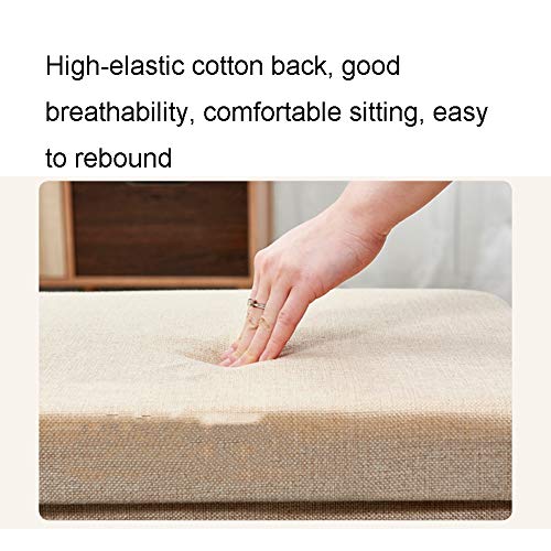 Qgg Baúl Plegable Taburete De Almacenamiento, Baúles De Almacenaje Banco,Baúles De Almacenaje Banco Plegable con Espacio De Alcenamiento Lino Storage Otomanas (Color : Green)