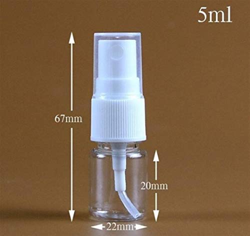 QHKS 3pcs / porción vacía de plástico Nasal Spray Botellas Bomba del pulverizador Niebla Nariz Botella de Spray rellenable (Color : 1set(3pcs) Bottle, Size : 10ml)