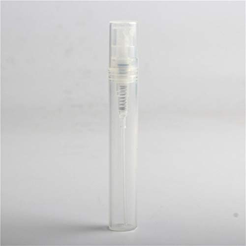 QHKS (7pcs / Lot Vaciar 2 ml 3 ml 4 ml 5 ml plástico Mini Aerosol de Perfume de Botella de Alcohol, promoción de la pequeña de la Muestra de Perfume atomizador (Color : Clear, Size : 2ml)