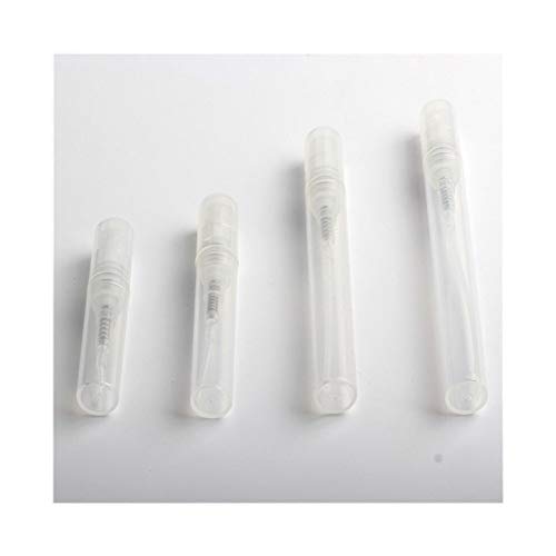 QHKS (7pcs / Lot Vaciar 2 ml 3 ml 4 ml 5 ml plástico Mini Aerosol de Perfume de Botella de Alcohol, promoción de la pequeña de la Muestra de Perfume atomizador (Color : Clear, Size : 2ml)