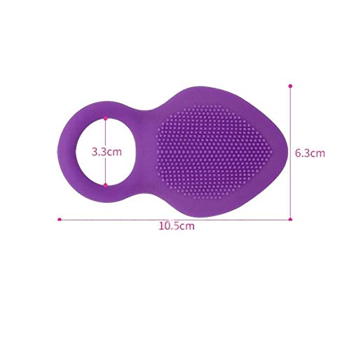 QIAOJJ Bandas de Silicona Mejora Masculina Ejercicio Anillo vibración -100 Reloj Suena a Prueba de Agua Seguro for los Hombres