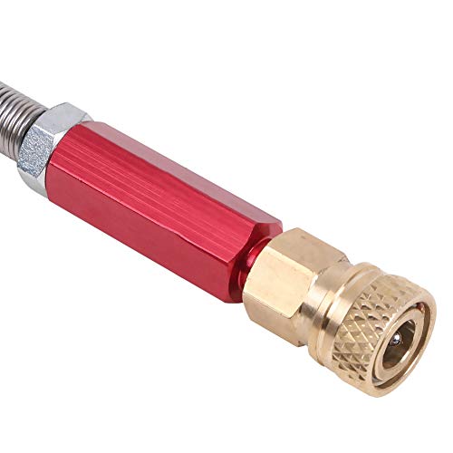 Qiilu Bomba de Aire portátil PCP de la Bomba Manual para automóviles 4500psi Acero inoxidable, recubierto de tungsteno