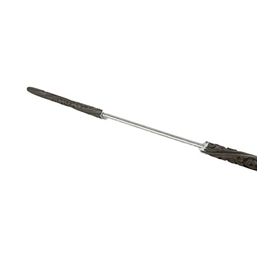 QKCX Núcleo de Metal de Juguete Asistente Wand, Magia Formación Varilla de Halloween Cosplay Atrezzo Vara de Harry Potter Fleur Isabelle Delacour Varita mágica Varita Bastón,Purple Box,36cm