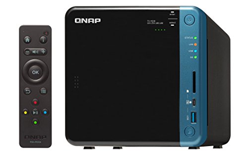QNAP TS-453B NAS T - Unidad RAID (Unidad de disco duro, SSD, Serial ATA III, 2.5/3.5", FAT32,HFS+,NTFS,exFAT,ext3,ext4, Intel Celeron, J3455)