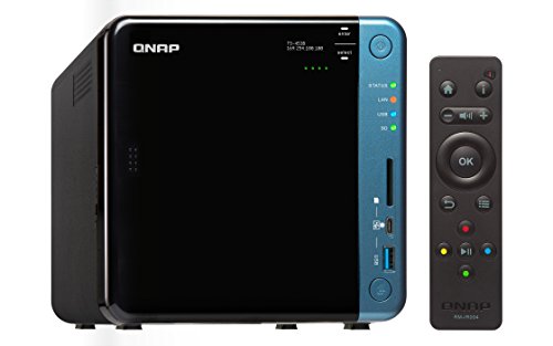 QNAP TS-453B NAS T - Unidad RAID (Unidad de disco duro, SSD, Serial ATA III, 2.5/3.5", FAT32,HFS+,NTFS,exFAT,ext3,ext4, Intel Celeron, J3455)