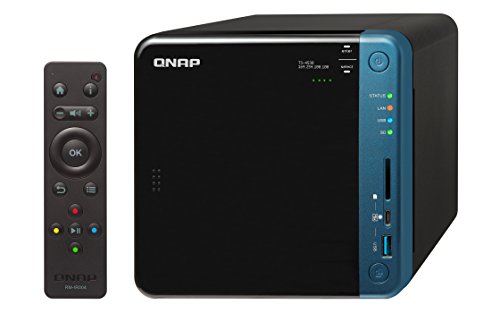 QNAP TS-453B NAS T - Unidad RAID (Unidad de disco duro, SSD, Serial ATA III, 2.5/3.5", FAT32,HFS+,NTFS,exFAT,ext3,ext4, Intel Celeron, J3455)