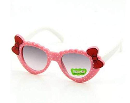 QPRER Gafas De Sol,Rojo Lindo Niño Nudo De Proa Gafas De Verano Gafas De Sol Graduadas para Mujer Gafas De Sol De Lunares Playa Gafas Lindas Antirreflectantes Niña Regalo del Día De San Valentín Ga