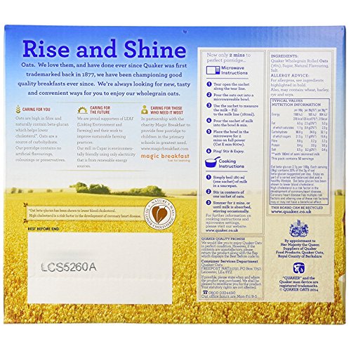 Quaker Oats Oat So Simple Golden Syrup Flavour - 1 x 50 sachets