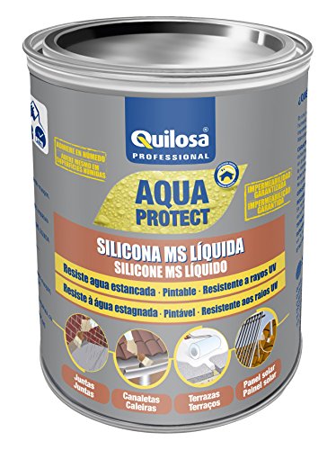 Quilosa T049262 Silicona Ms Liquida, Blanco, 1 kg