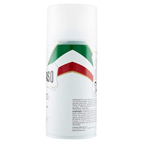 Rasierschaum Weiß Proraso mit Grünem Tee und Hafer für sensible Haut 300 ml