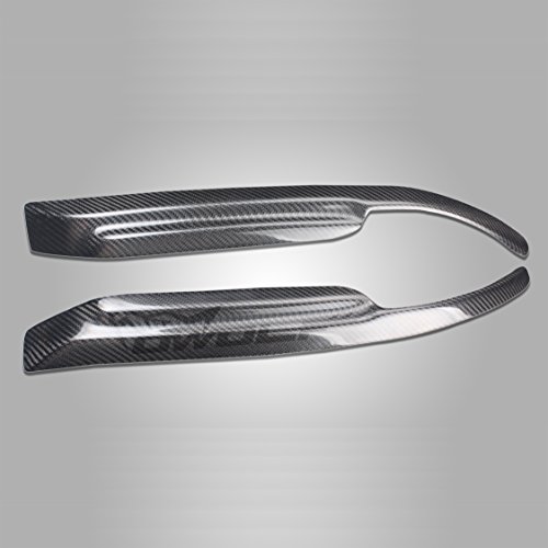 Real de fibra de carbono Cejas Párpados Faro Covers