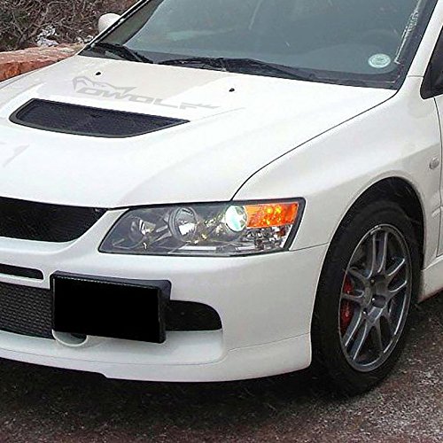 Real de fibra de carbono Cejas Párpados Faro Covers