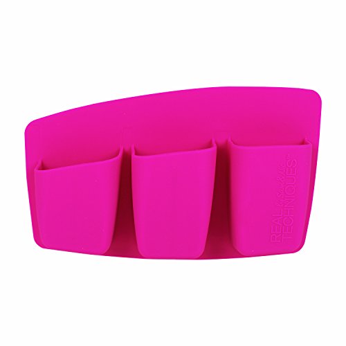 Real Techniques 3 Pocket Expert Organizer-Pink - Soporte con 3 Compartimentos Rosa 280 g