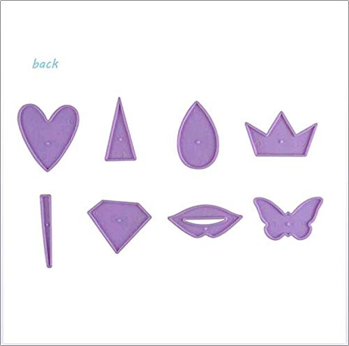 Recortadora de bikini, afeitadora púbica para señoras, moldes para afeitar bikini - 8 piezas/juego