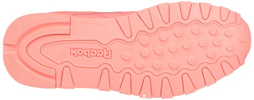 Reebok Classic Leather Pastel, Zapatillas de Running para Niñas,(Sour Melon / White), 36.5 EU