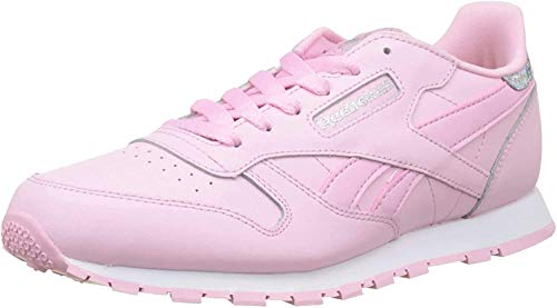 Reebok Classic Leather Pastel, Zapatillas de Running para Niñas,(Sour Melon / White), 36.5 EU